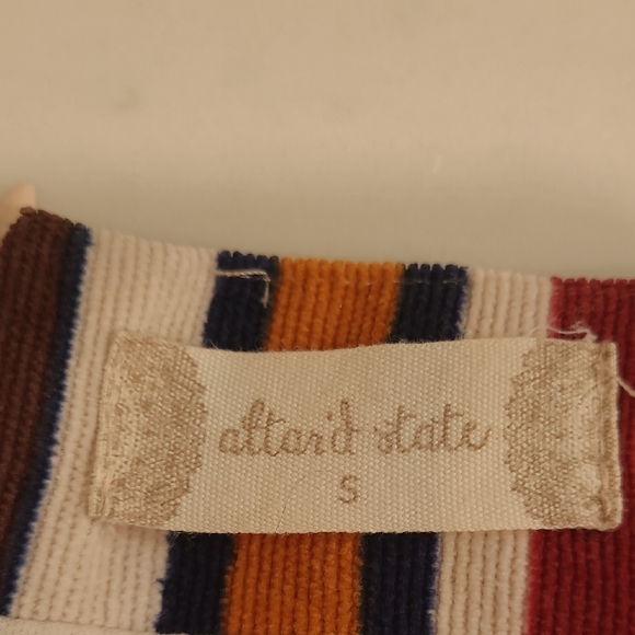 Altar'd State Red and Orange Mini Pencil Skirt - Picture 2 of 5